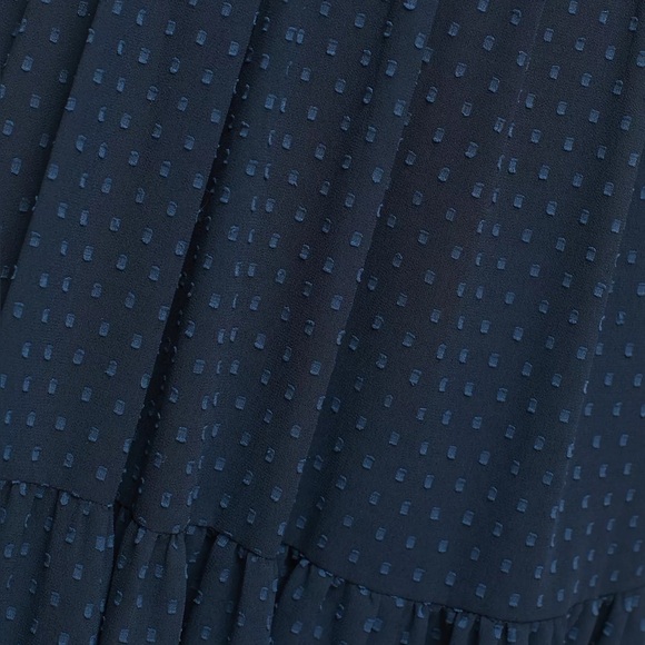 Ranna Gill Lucinda Beaded Maxi Dress Navy Size 8P - Picture 5 of 13